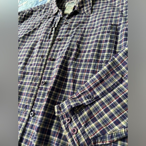 90s Northern Reflections Womens Oversized Plaid Grunge Button Up Shirt Medium - Picture 6 of 9